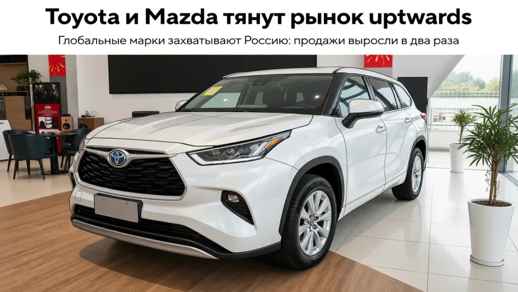 Toyota и Mazda тянут рынок вверх